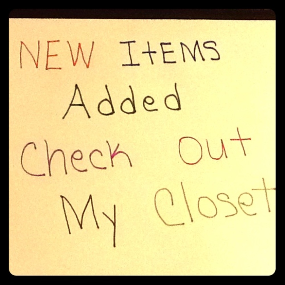 NEW ITEMS JUST ADDED
